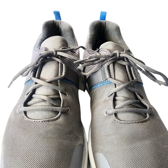 FootJoy Flex Men's Golf Shoes Gray/Blue Size 15 Spikeless Comfort