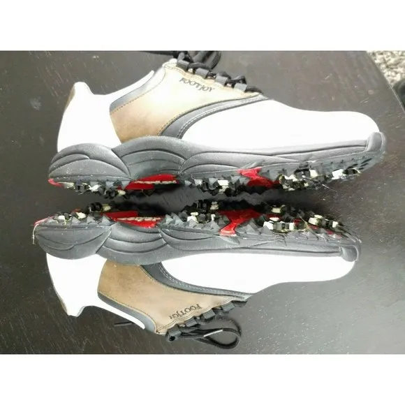 Footjoy Greenjoys Mens Flexzone Golf Shoes Sz 9.5