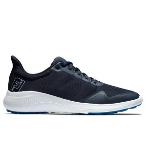 FootJoy Mens 11.5 M Shoes Flex Spikeless Golf Navy Blue Lightweight Mesh Lace Up