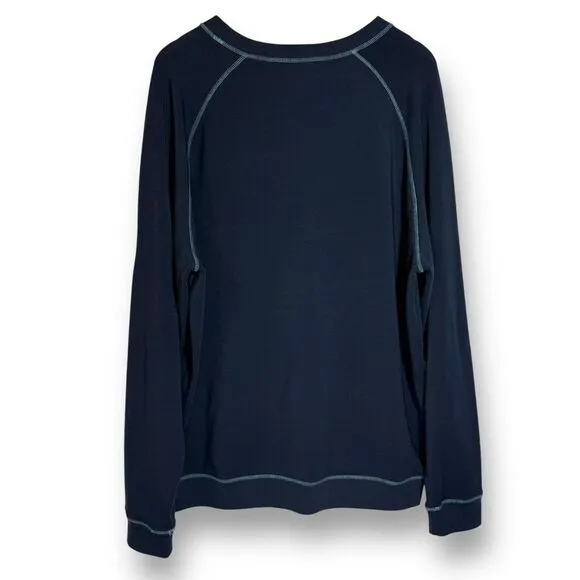 FootJoy Men's‎ 2XL French Terry Golf Crewneck Pullover | Navy | Modern Lifestyle
