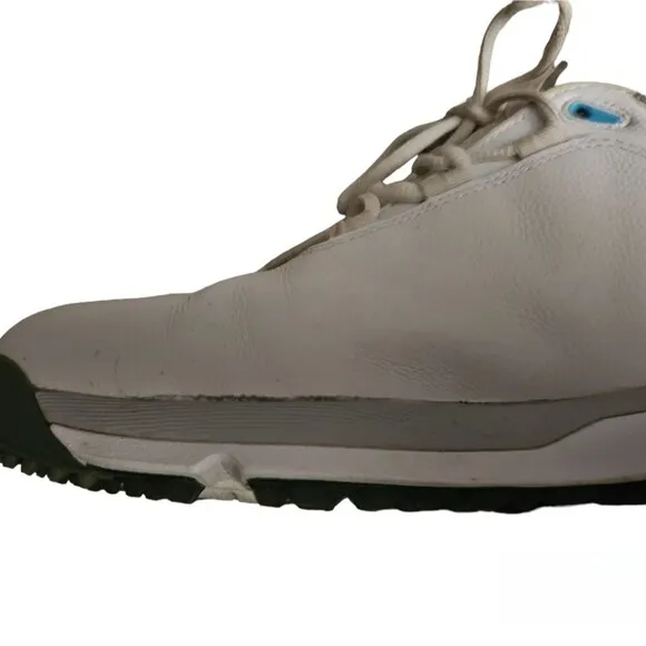 FootJoy Men's Pro SLX Ortholite x25 Spikeless Golf Shoes Sz 10 White Waterproof