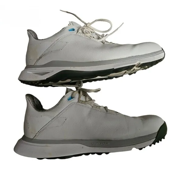 FootJoy Men's Pro SLX Ortholite x25 Spikeless Golf Shoes Sz 10 White Waterproof