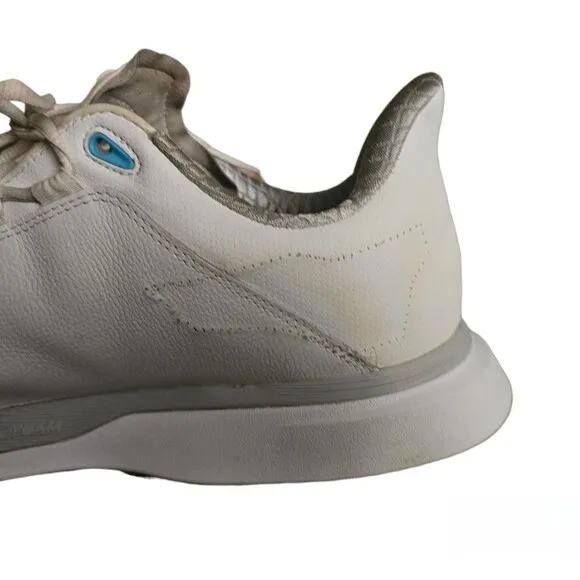 FootJoy Men's Pro SLX Ortholite x25 Spikeless Golf Shoes Sz 10 White Waterproof