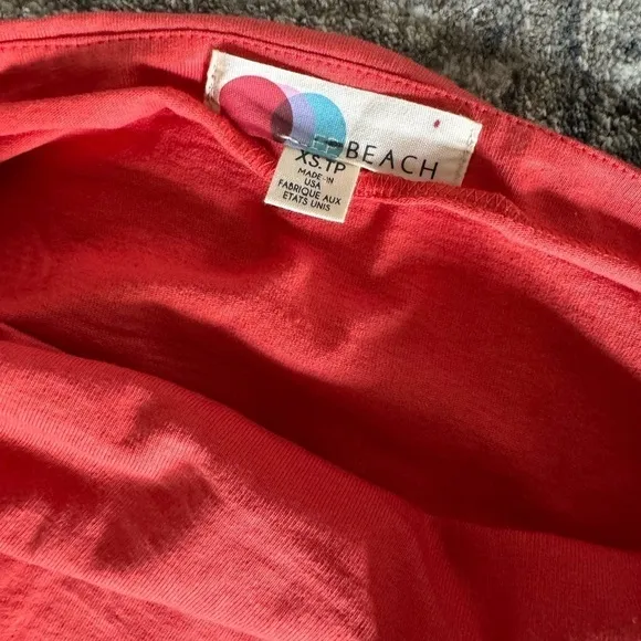 FP Beach Modern Mini Dress by at Free People, Coral Flame, XS