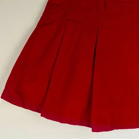 Free People | Academia Schoolgirl Serena Micro Skirt Skort Salsa | 2