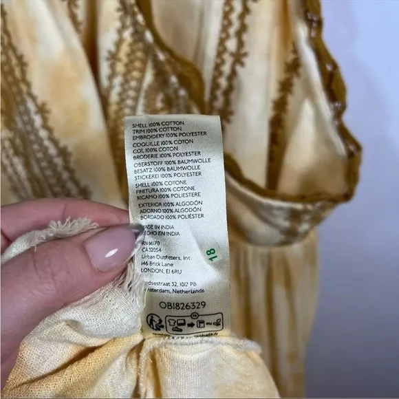 Free People Bali Devon Skirtall Italian Straw Combo Size M
