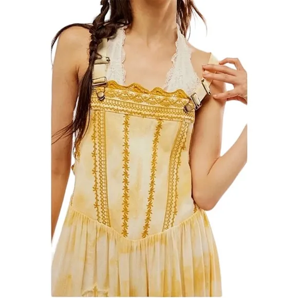 Free People Bali Devon Skirtall Italian Straw Combo Size M