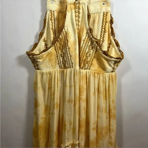 Free People Bali Devon Skirtall Italian Straw Combo Size M