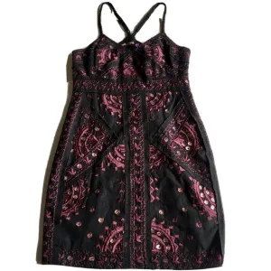 FREE PEOPLE BLACK DRESS LTD EDITION RaRe FESTIVAL Boho Babe Hippie IBIZA VIBE 2‎