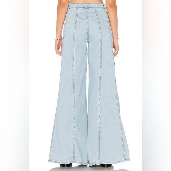 Free People Gilmore Wide Leg Denim Jeans
