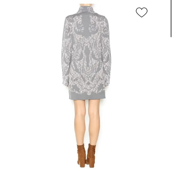 Free People Modern Love Mini Sweater Dress M
