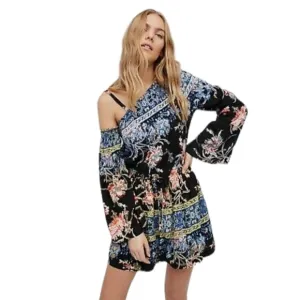 Free People Modern Nomad boho Mini Dress Size M