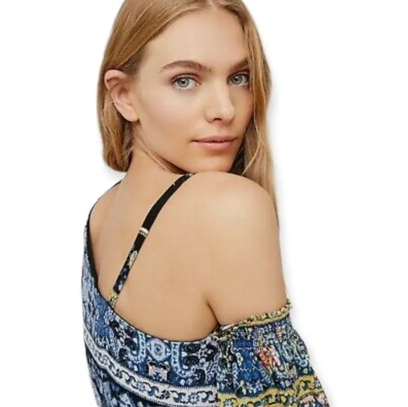 Free People Modern Nomad boho Mini Dress Size M