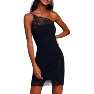 Free People Premonitions Bodycon Dress Black Small
