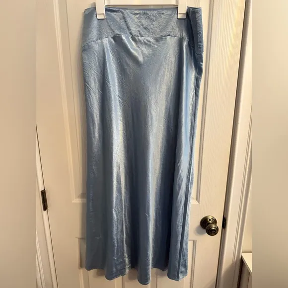 Free People Sasha Satin Maxi Skirt NWT Size 12