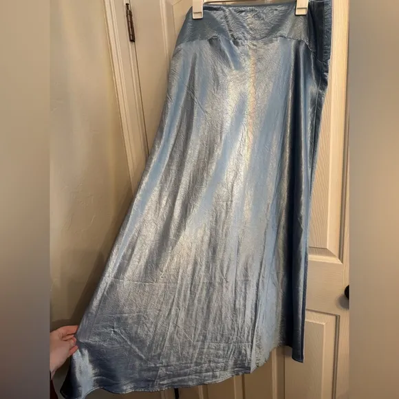 Free People Sasha Satin Maxi Skirt NWT Size 12
