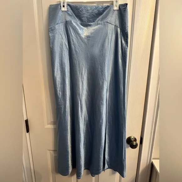 Free People Sasha Satin Maxi Skirt NWT Size 12