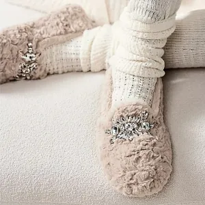Free People Slumber Party Loafer Slippers Vanilla Latte Women's Size 9 🌴