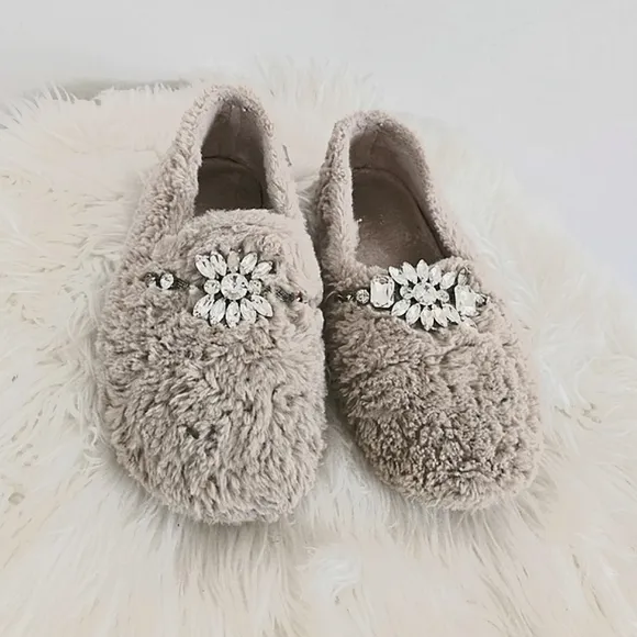 Free People Slumber Party Loafer Slippers Vanilla Latte Women's Size 9 🌴