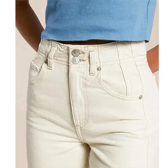 Free People We The Free Aster Straight-Leg Jeans Pants