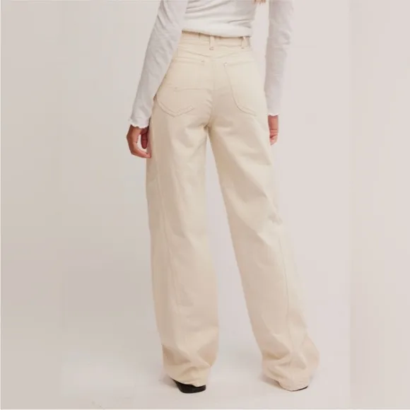 Free People We The Free Aster Straight-Leg Jeans Pants