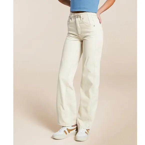 Free People We The Free Aster Straight-Leg Jeans Pants