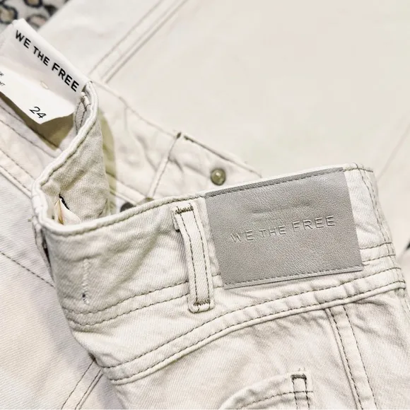 Free People We The Free Aster Straight-Leg Jeans Pants