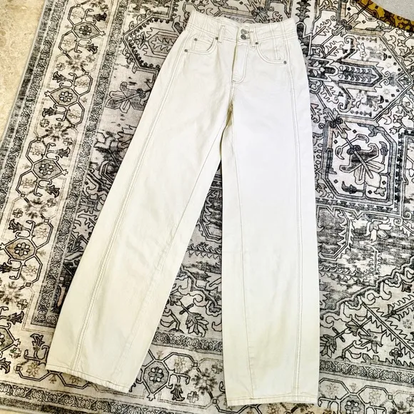 Free People We The Free Aster Straight-Leg Jeans Pants