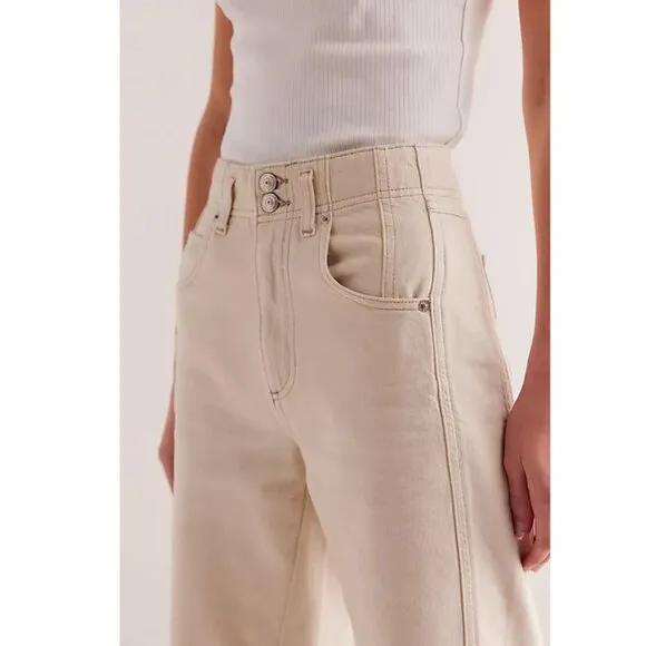Free People We The Free Aster Straight-Leg Jeans Pants