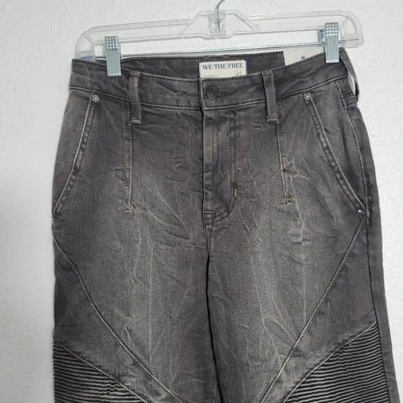 FREE PEOPLE WE THE FREE VECTOR MOTO JEANS |SIZE 25| NWT