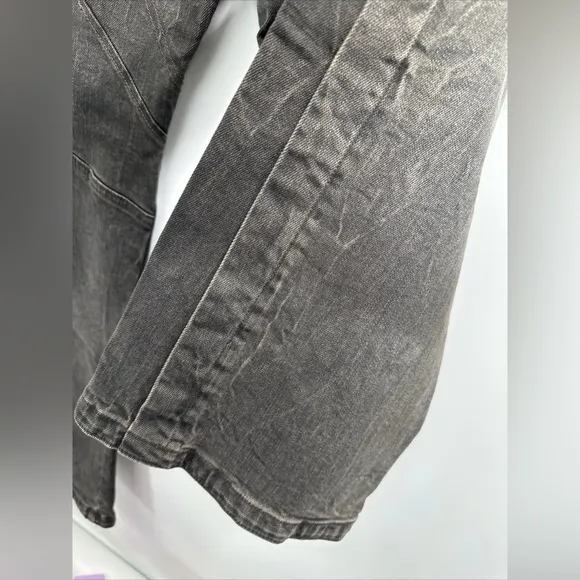 Free People We The Free Vector Moto Mid Rise Flare Jeans Size 26