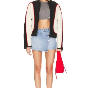 Free People x We The Free Wynne Denim Skirt Color Light Indigo ReV