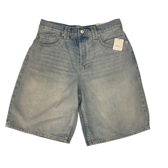 Free People/We the Free Montana Shorts in Cowgirl Blues Size 27. NWT