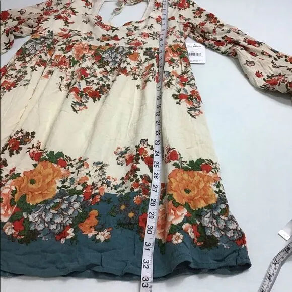 Free People Modern Chinoiserie Dress NWT Sz M