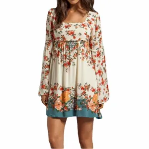 Free People Modern Chinoiserie Dress NWT Sz M