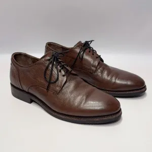 FRYE Corey Men’s Dark Brown Leather Plain Toe Oxford Shoes Size 11M