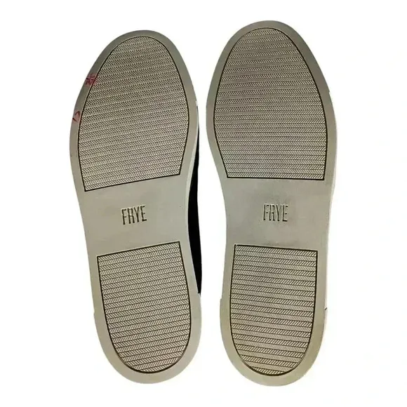 Frye Ivy Slip on Shoes Loafers Comfort Sneakers Silver Leather Women's 7 M