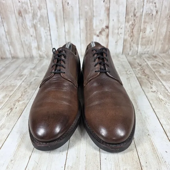Frye Leather Oxford Dress Shoes Brown Lace Up Classic Style Mens 10M