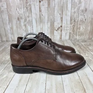 Frye Leather Oxford Dress Shoes Brown Lace Up Classic Style Mens 10M