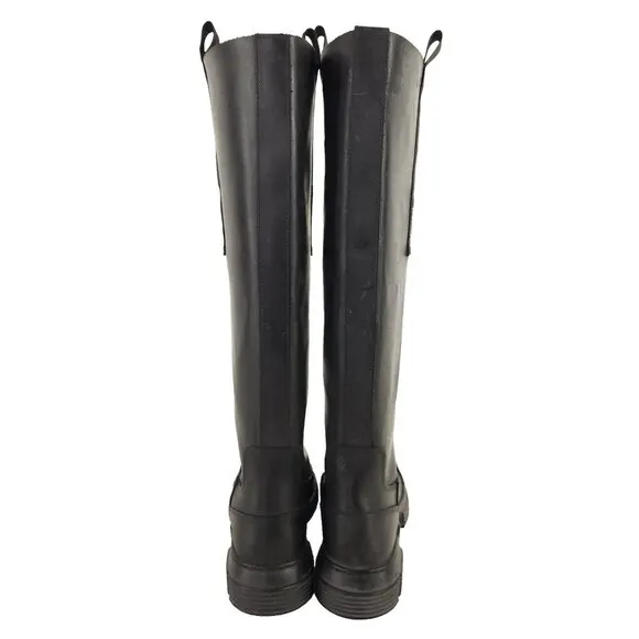 Ganni Recycled Rubber Country Boots Size 38 US 8 Black $375