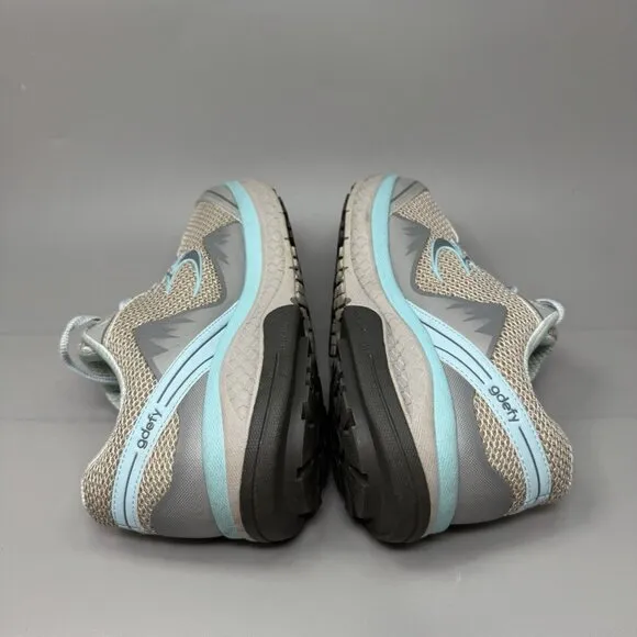 Gdefy Gravity Defyer Mighty Walk Shoes Gray Blue Women Size 8