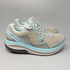 Gdefy Gravity Defyer Mighty Walk Shoes Gray Blue Women Size 8
