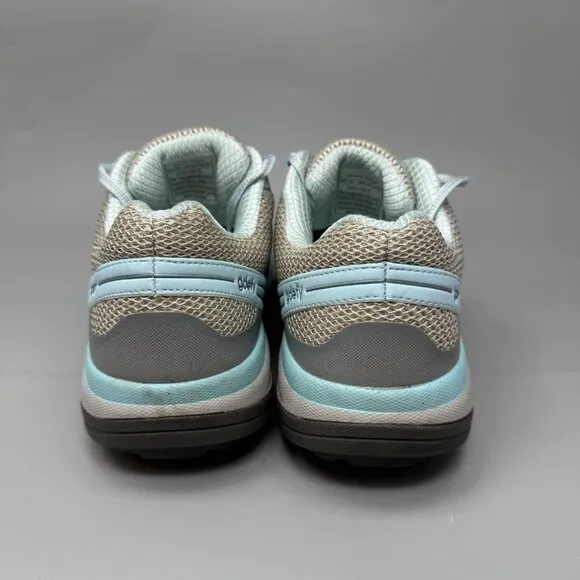 Gdefy Gravity Defyer Mighty Walk Shoes Gray Blue Women Size 8