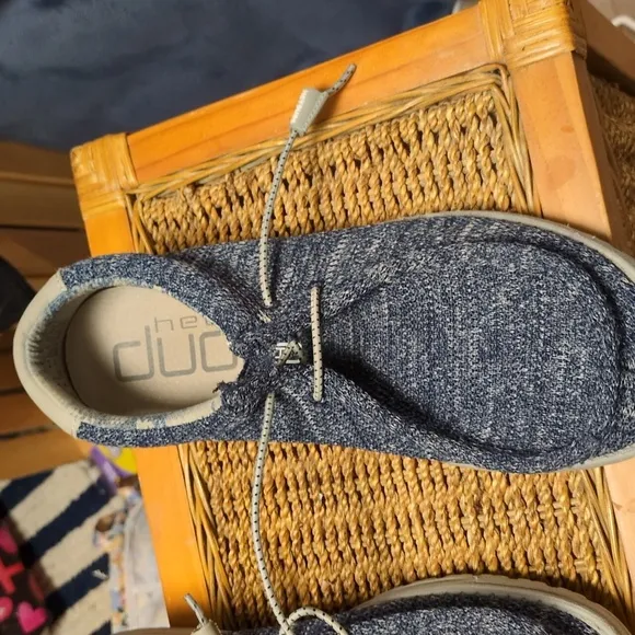 get ready for Hey Dude Wally Sos men's moonlit ocean size 9