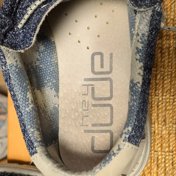 get ready for Hey Dude Wally Sos men's moonlit ocean size 9