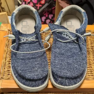 get ready for Hey Dude Wally Sos men's moonlit ocean size 9
