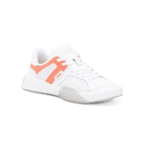 G/FORE Orange/white Leather Street Shoes