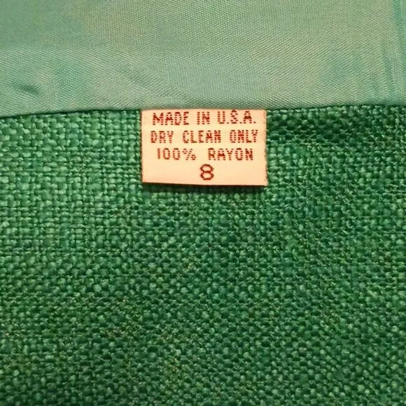 GIANNI Sport Jacket Blazer Sz 8 GREEN Oversized Boxy City Career Office Modern
