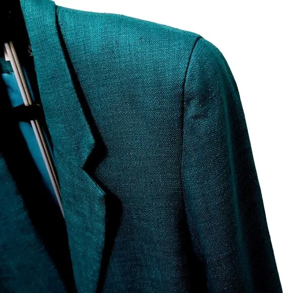 GIANNI Sport Jacket Blazer Sz 8 GREEN Oversized Boxy City Career Office Modern