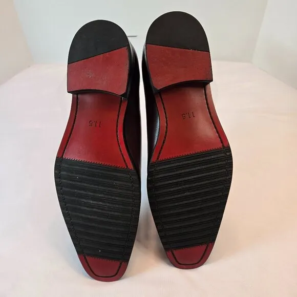 GIFENNSE Men's Dress Chukka Shoes Sz: 11.5 Dark Brown